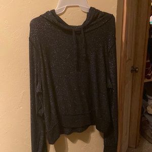 Sparkly Black Hoodie